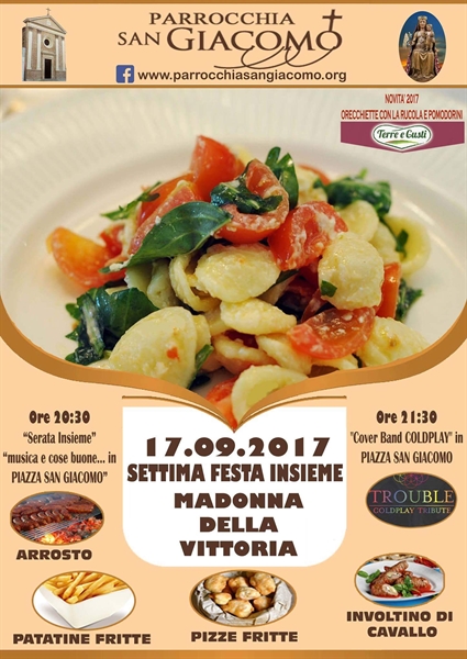 Domenica seconda serata della Sagra e festeggiamenti in onore di Santa Maria della Vittoria.