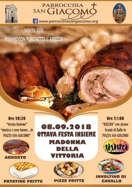 Torna la Sagra Festa insieme alla Madonna della Vittoria